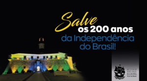 Salve os 200 anos da Independência do Brasil