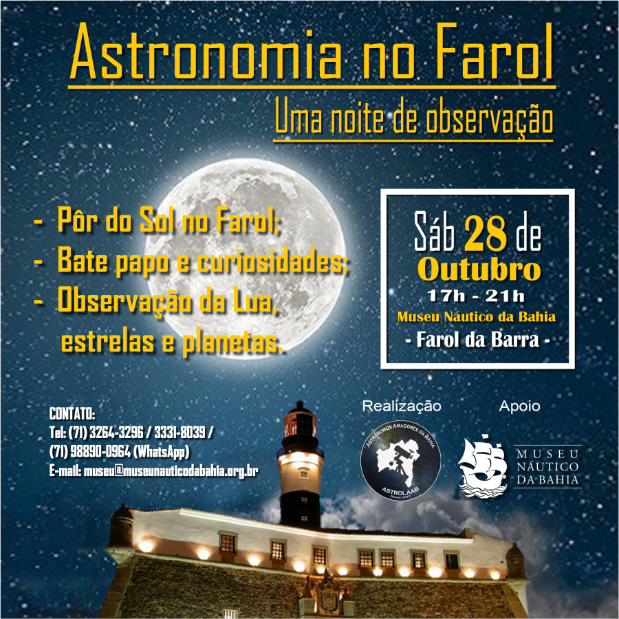 ATRONOMIA NO FAROL - 28-10-01